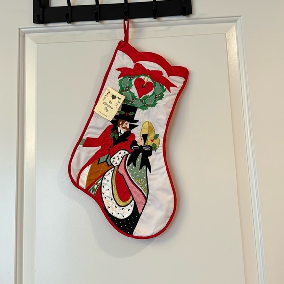 house of hatten Other - 1970's  House of Hatten 16"  Stockings Victorian German  Applique Christmas